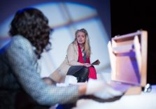 BETWEEN THE STREETLIGHT AND THE MOON